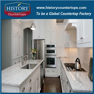 River White/Thunder White Granite Countertops Polished Surface for Sales, Engineered Kitchen Island Tops Worktops with Customized Edges for Multi-Family Projects River White/Thunder White Granite Countertops Polished Surface for Sales, Engineered Kitchen Island Tops Worktops with Customized Edges for Multi-Family Projects