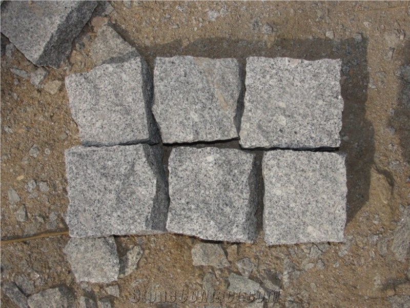 G341 Cube Stone / China Grey Granite,Floor Covering,Landscape Drainage,Garden Stepping Pavements,Courtyard Road Pavers, Paving Sets