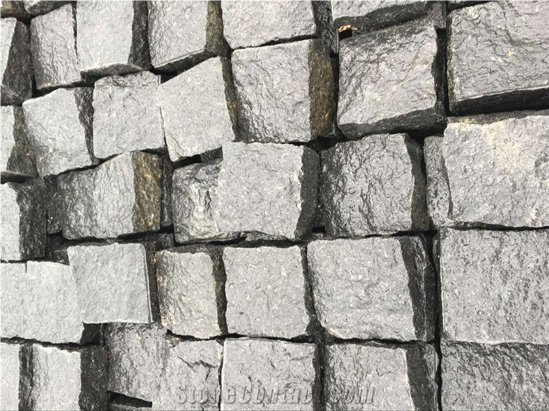 G684 Cube Stone / China Granite with Six Sides Natural,Floor Covering,Landscape Drainage,Garden Stepping Pavements,Courtyard Road Pavers, Paving Sets