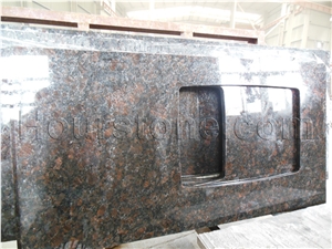 Granite Kitchen Counter Tops Tan Brown