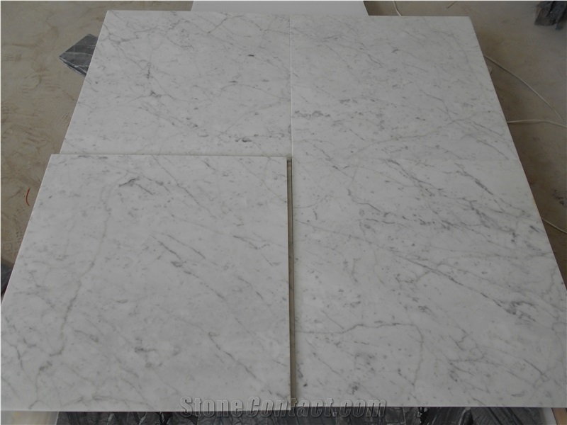 2017 Italian Bianco Carrara C White Marble Tiles
