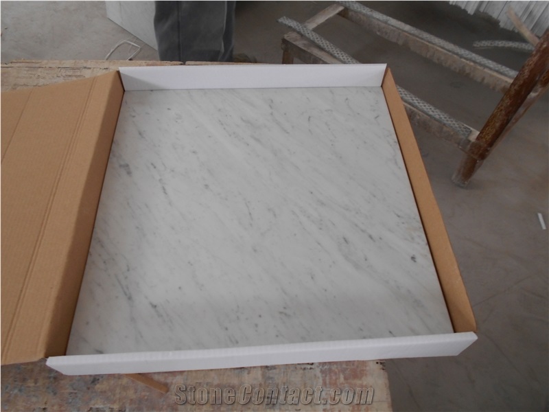 2017 Italian Bianco Carrara C White Marble Tiles