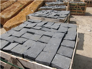 Cobbles Basalt Slabs & Tiles, Viet Nam Grey Basalt Cobbles Basalt Slabs & Tiles, Viet Nam Grey Basalt
