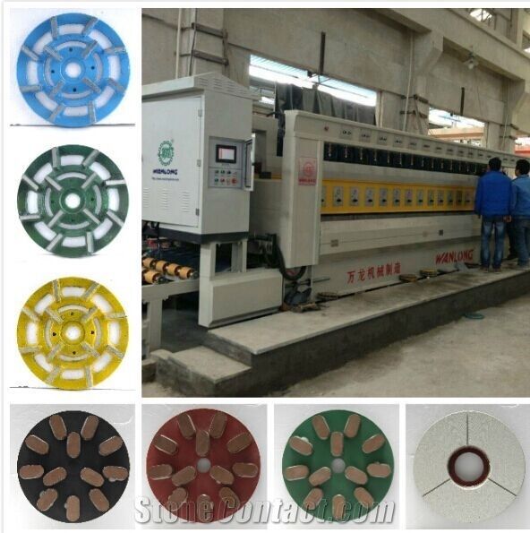 Granite & Marble Slab Polishing Abrsive Brick & Fickert & Disc for Automatic Polishing Machine and Manual Polishing Machine