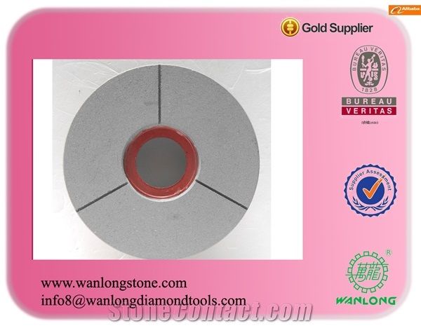 Resin Buff for Granite Polishing Line, Whith Black Red Brown Buff Available Upon Request