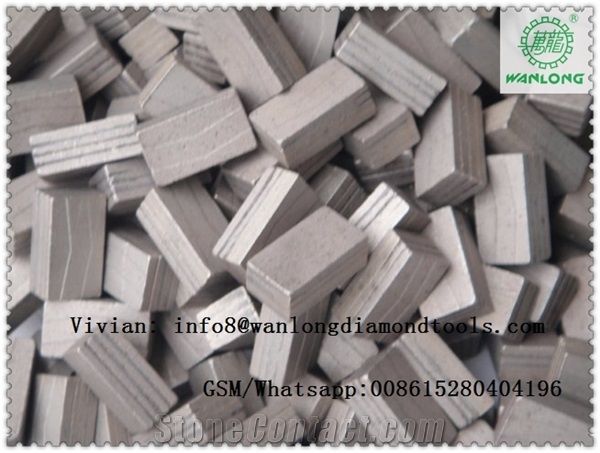 Stone Cutting Tools Sharp Diamond Disc Wanlong W Shape Segment Diamond Saw Blade Turbo Diamond Segment Saw Blade for Stone Sharp Cutting