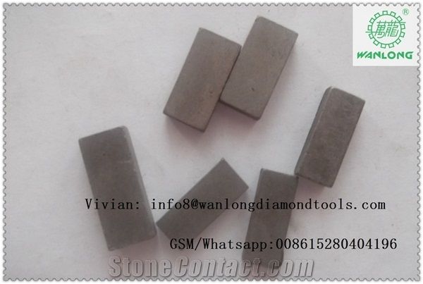 Stone Cutting Tools Sharp Diamond Disc Wanlong W Shape Segment Diamond Saw Blade Turbo Diamond Segment Saw Blade for Stone Sharp Cutting