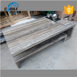 Grey Marble Coffee Table with Tea Pot Grey Marble Coffee Table with Tea Pot