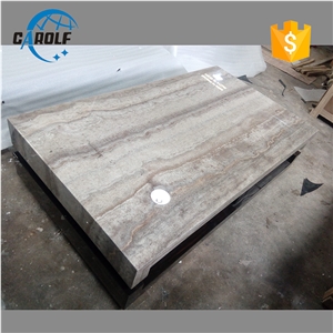 Grey Travertine Coffee Table