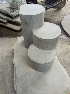 Hainan Dark Bluestone Sawn 400# Benchs, Hainan Black Basalt Sawn 400 Grit Seats