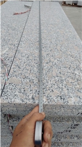 China Natural Stone Shandong Zhaoyuan G3783/G383 Light Pink Color Pearl Flower Granite Stairs/Steps/Risers, Polished Surface, Indoor and Outdoor Stairs Paving, Building Stone