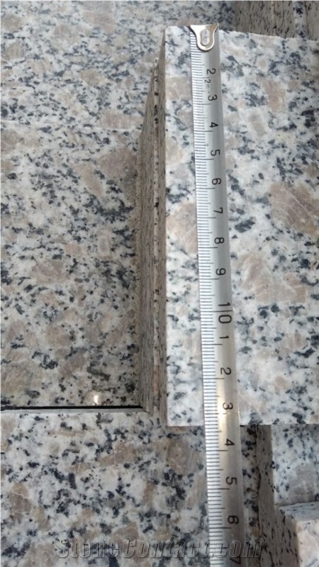 China Natural Stone Shandong Zhaoyuan G3783/G383 Light Pink Color Pearl Flower Granite Stairs/Steps/Risers, Polished Surface, Indoor and Outdoor Stairs Paving, Building Stone