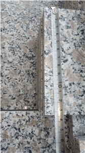 China Natural Stone Shandong Zhaoyuan G3783/G383 Light Pink Color Pearl Flower Granite Stairs/Steps/Risers, Polished Surface, Indoor and Outdoor Stairs Paving, Building Stone