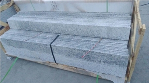 China Natural Stone Shandong Zhaoyuan G3783/G383 Light Pink Color Pearl Flower Granite Stairs/Steps/Risers, Polished Surface, Indoor and Outdoor Stairs Paving, Building Stone