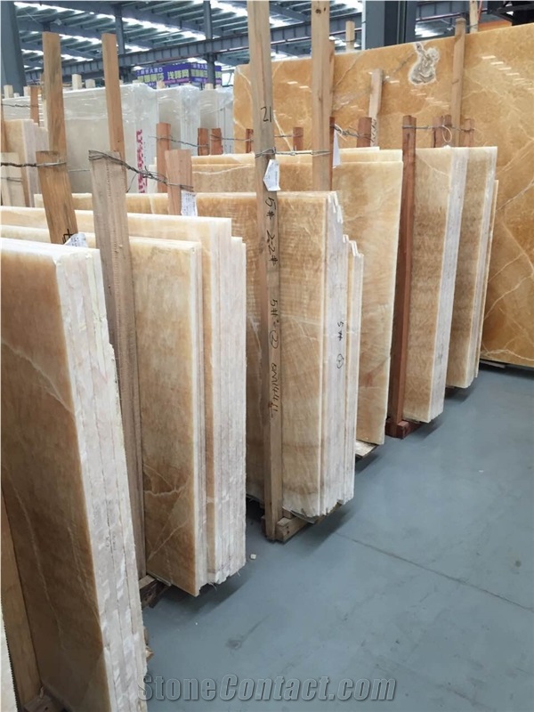 Onyx Yellow Big Slab
