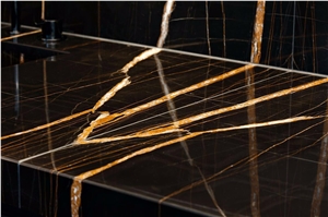 Quarry Direct Supply Noir Aziza Marble(Nero Tunisi,Black Aziza,Noir Gris Aziza,Nero Dora) Slabs & Tiles,Wall & Floor Covering, Polished, Honed