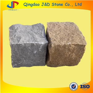 10x10x10cm Sandstone Cubes, Natural Split Sandstone Cobble Stones