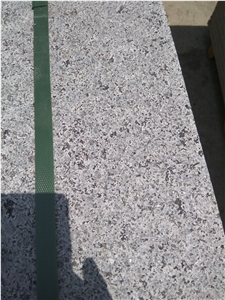 New G654 Gray Granite Curbstones Flamed Bushhammered Polished Surface Competitive Prices