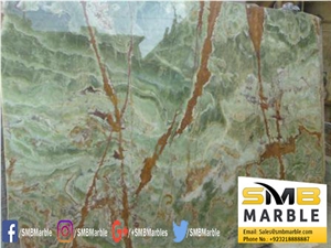 Green Onyx Tiles and Slabs for Flooring