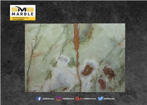 Light Green Onyx Tiles and Slabs from Pakistan