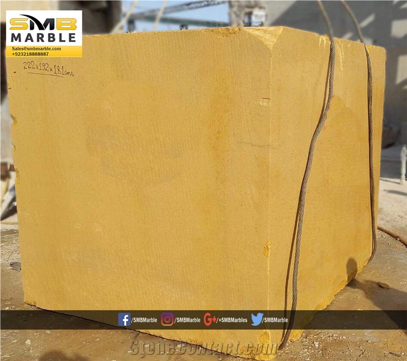 Pakistan Yellow Sandstone Blocks