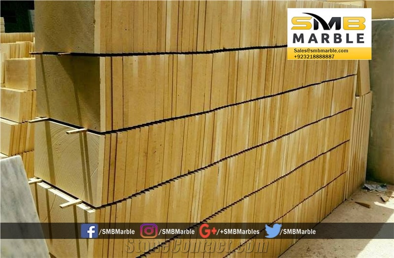 Pakistan Yellow Sandstone Blocks