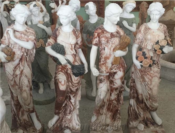 Greece Four Season Goddess Marble Sculpture