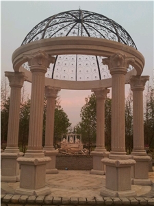 Marble Carved Gazebo White Marble Gazebo