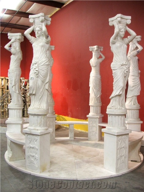 Marble Carved Gazebo White Marble Gazebo