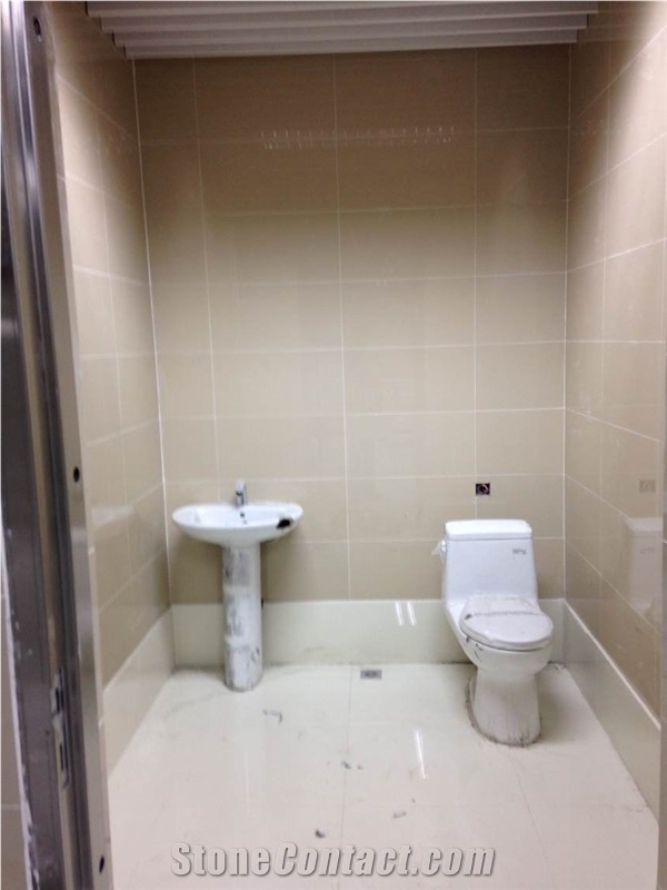 Best Quality White Nano Crystallized Stone Slab Interior Stone for Bathroom Anti-Slip Artificial Stone Tile