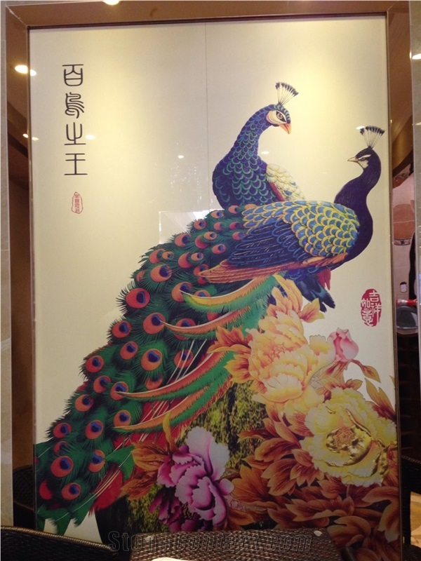 Home Decor Nano Crystallized Glass Stone Panels Carve Sculpture Art Works Artificial Stone Tile
