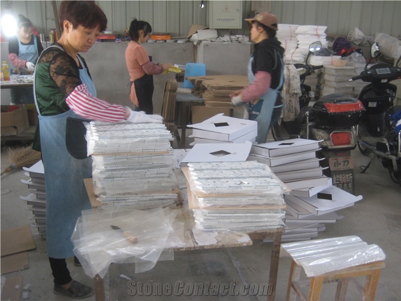 Grey Marble Stone Mosaic from China