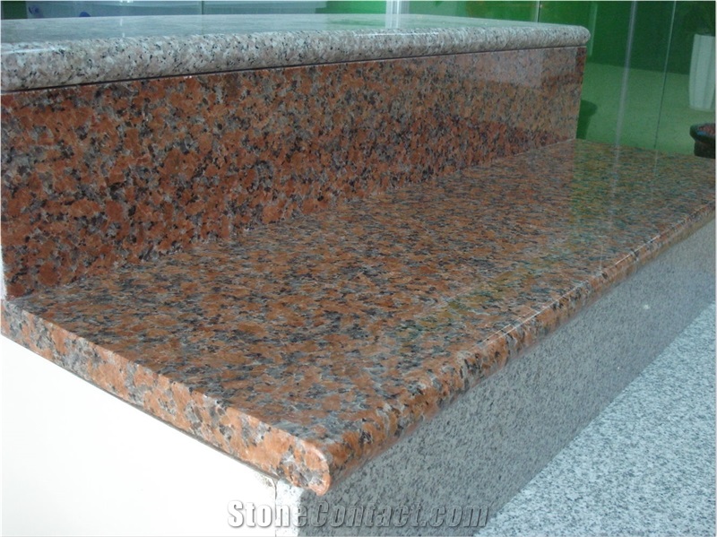 Red Granite G562 Stair Steps