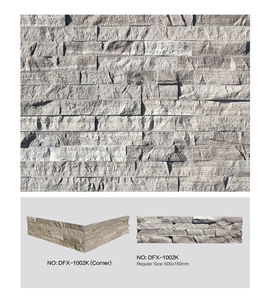 Dfx- 1002k, Surface Natural White Wood Culture Stone Of China, White Wood Ledger Panels