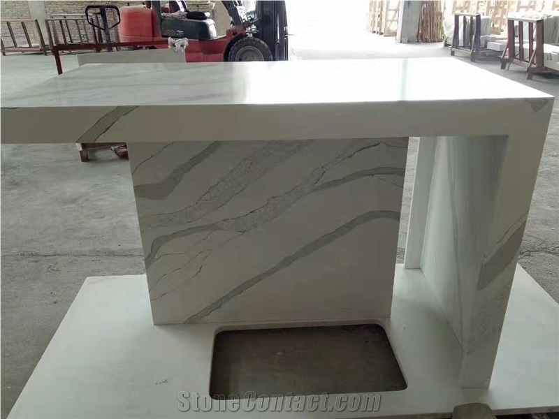 Hot Sale Calacatte Quartz Stone Countertops,Quartz Stone Tops,Artificial Stone Slabs,Calacatta Quartz Stone