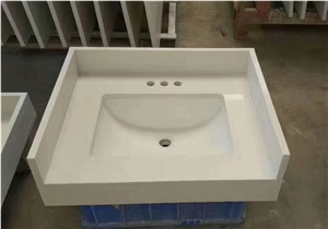 Pure White Quartz Stone Bath Top/Engineered Stone/Artificial Stone/Solid Surface Silestone Vanity Top Pure White Quartz Stone Bath Top/Engineered Stone/Artificial Stone/Solid Surface Silestone Vanity Top