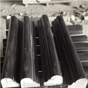 Black Granite Skirting,Granite Line,Black Polished Border Decos,Black Bathroom Skirting &Border