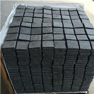 China Zhangpu Black Granite Cobble Stone All Size Natural Spilt Paving Sets Cube Stone Paver Walkway Paver /Driveway Paving Stone/Garden Stepping Pavements/Exterior Pattern