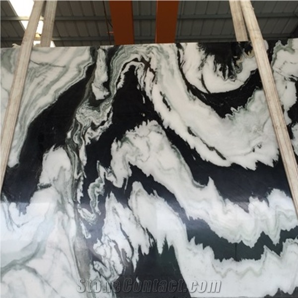 Chinese Panda White Black Vein Slabs Polished White Slabs/China Panda White Marble Tiles & Slabs, Marble Wall Covering Tiles, Marble Floor Covering Tiles