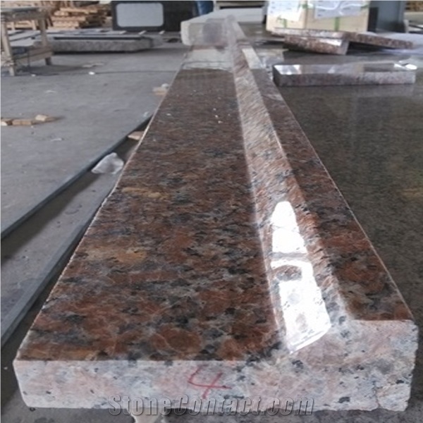 G562 Granite Polished Molding & Border, Maple Leaf Red Granite, China Red Granite, Orange Red Granite Border Decos