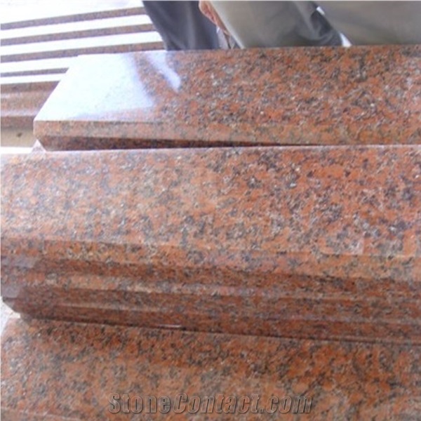 G562 Maple Red Light Kerb Stone, G562 Red Granite Kerb Stone/Polished G562 Maple Red Granite Kerbstone,Chinese Cheap Red Granite Road Kerbstone
