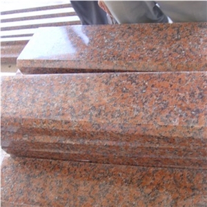 G562 Maple Red Light Kerb Stone, G562 Red Granite Kerb Stone/Polished G562 Maple Red Granite Kerbstone,Chinese Cheap Red Granite Road Kerbstone