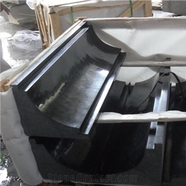 G684 Mouldings / China Granite Dome Mouldings,Ogee Moldings,Bullnose Moldings,Trim/Polished G684 Black Granite Molding & Border