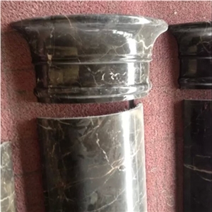 Marble Interior Stone Column, Brown Marble Column/Column Tops/Column Bases/Sculptured Columns
