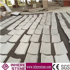 White Marble Column,Polished Column Bases,White Column Tops,Marble Column