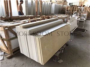 Chinese Engineered Crystal White Quartz Stone Kitchen Countertops