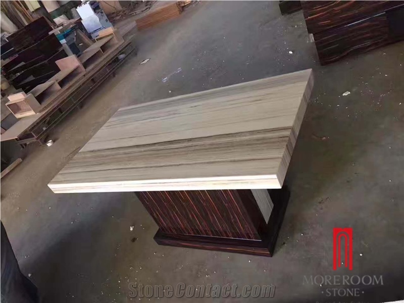 Italy Platinum Sand Composite Marble Tile for Hotel Wall and Floor