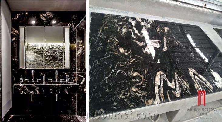 Titanium Granite Tile for Bathroom Walling and Counter Top