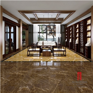 Top Grade Crystal Gold Stone Porcelain Tiles Price ,Onyx Ceramic Slab