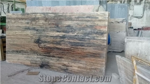 Travertino Capricho Blocks, Slabs
